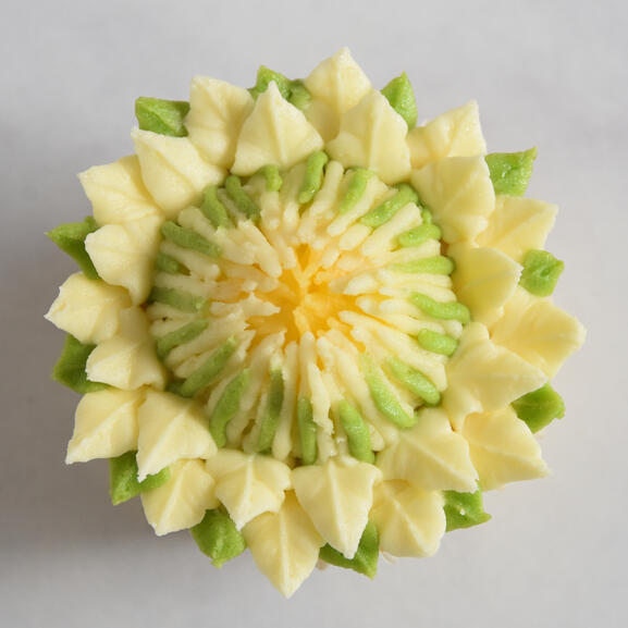 White Protea Cupcake Flower