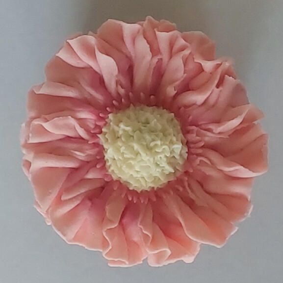 Pink Anemone Cupcake Flower