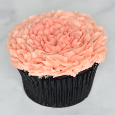 Pink Carnation Cupcake Flower