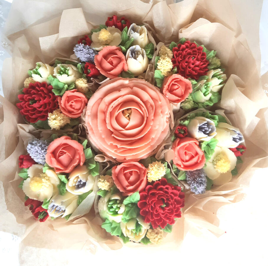 Cupcake Bouquet Flowers